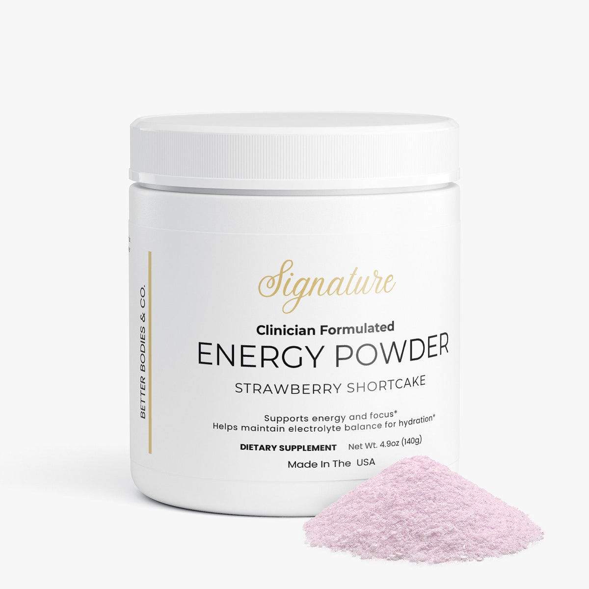 Energy Powder (Strawberry Shortcake)