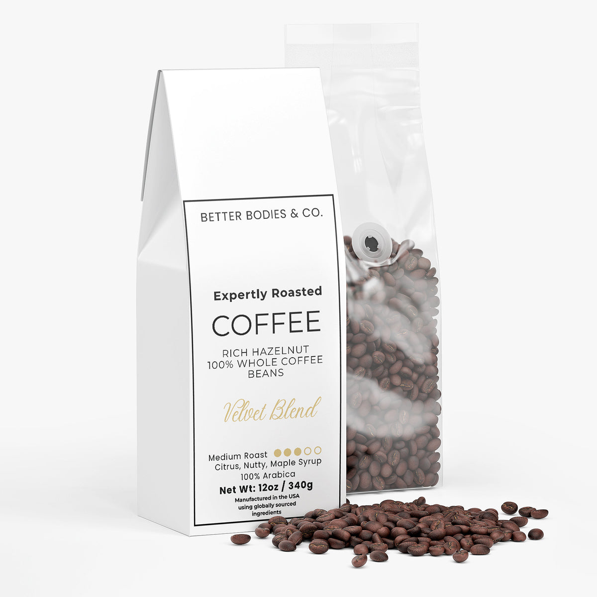 Rich Hazelnut Coffee (Medium Roast)