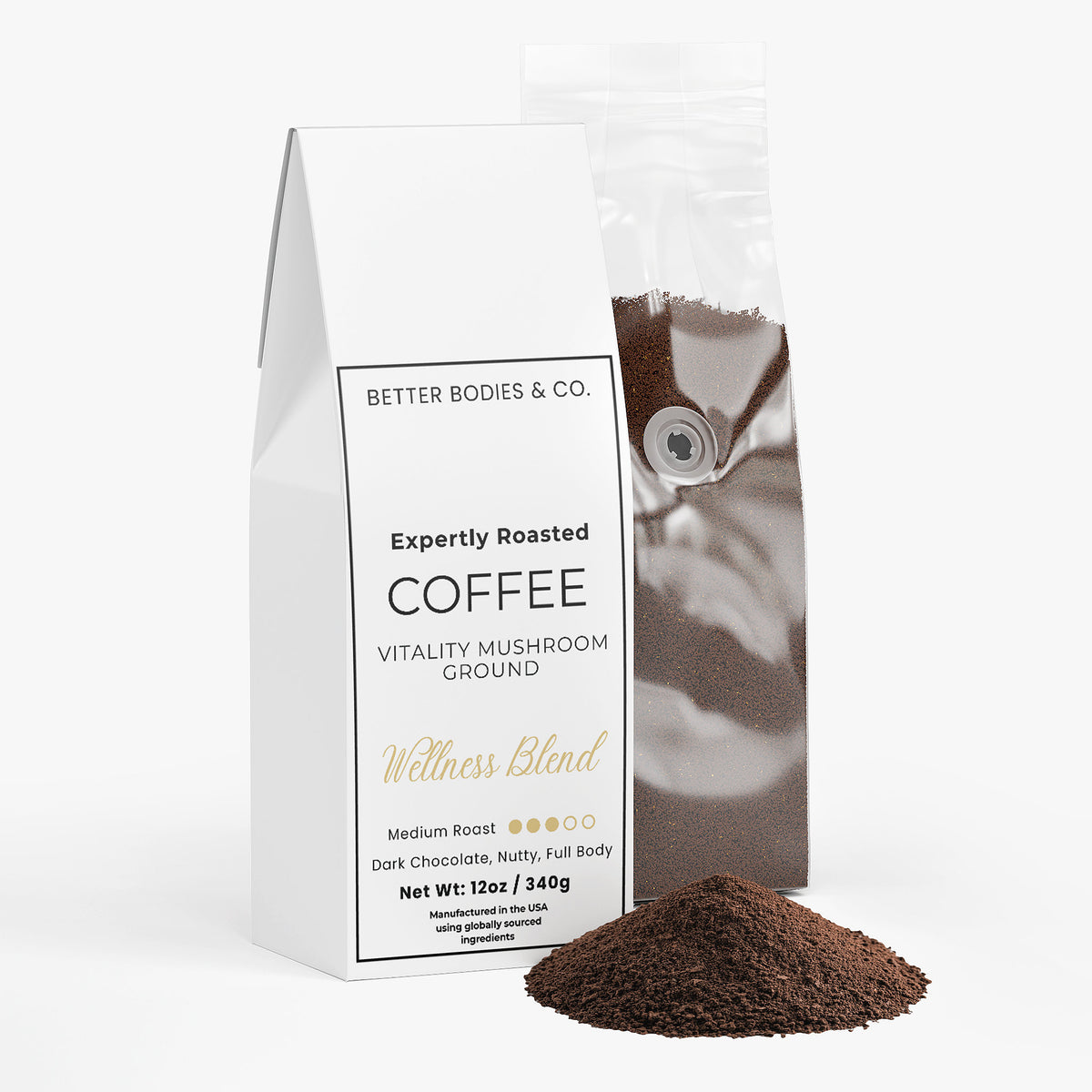 Vitality Mushroom Coffee (Medium Roast)