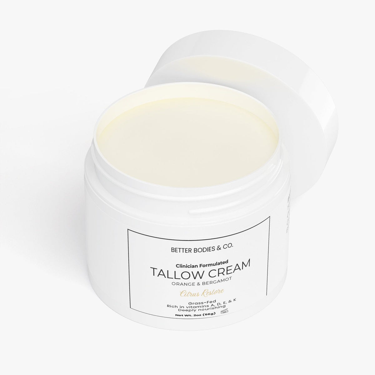 Tallow Cream Orange & Bergamot