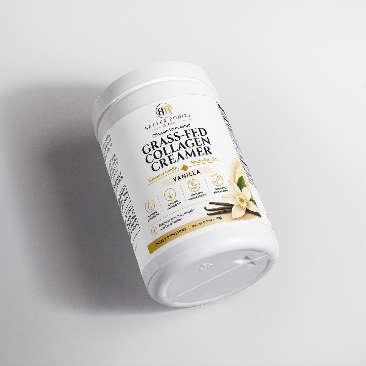 Grass-Fed Collagen Creamer (Vanilla)