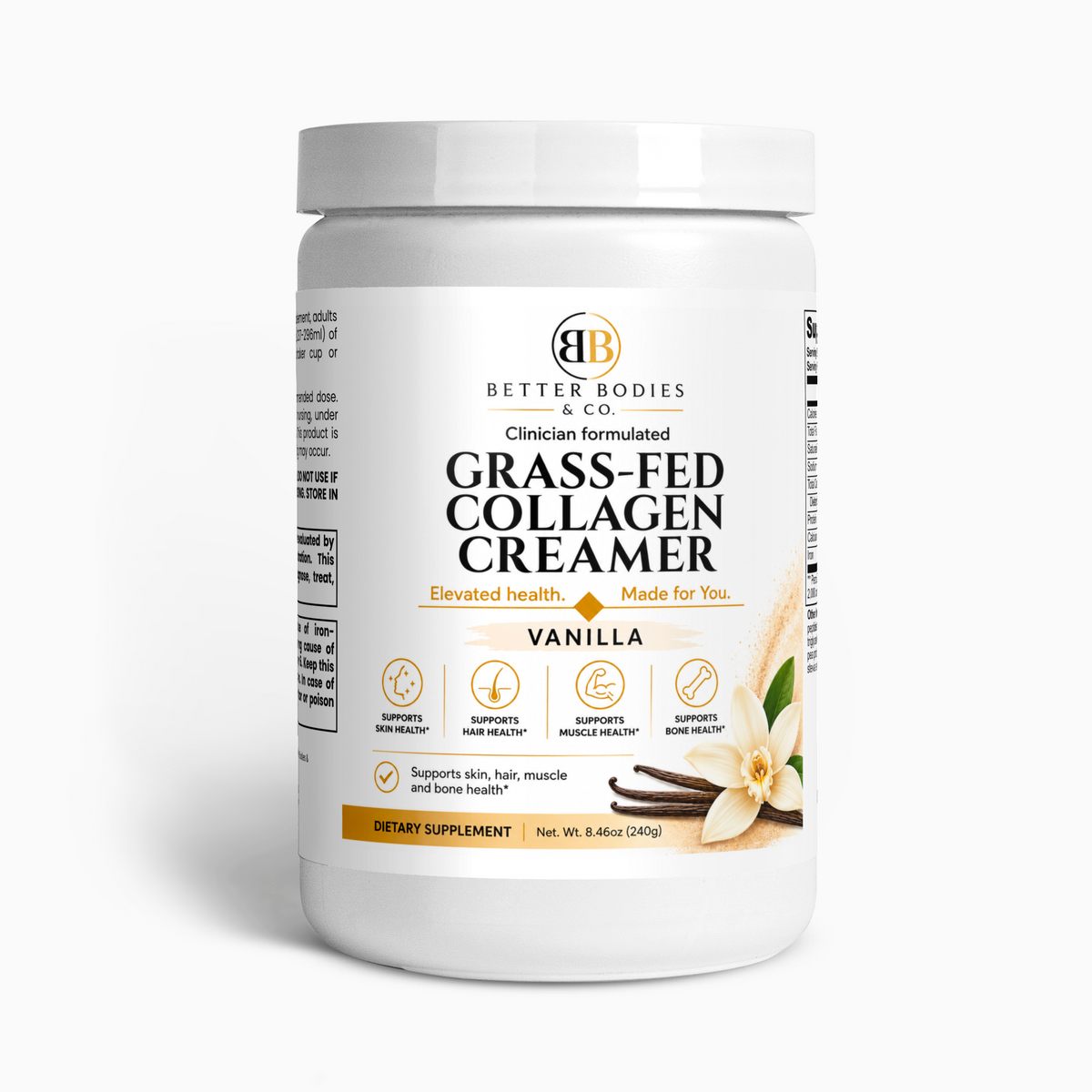 Grass-Fed Collagen Creamer (Vanilla)