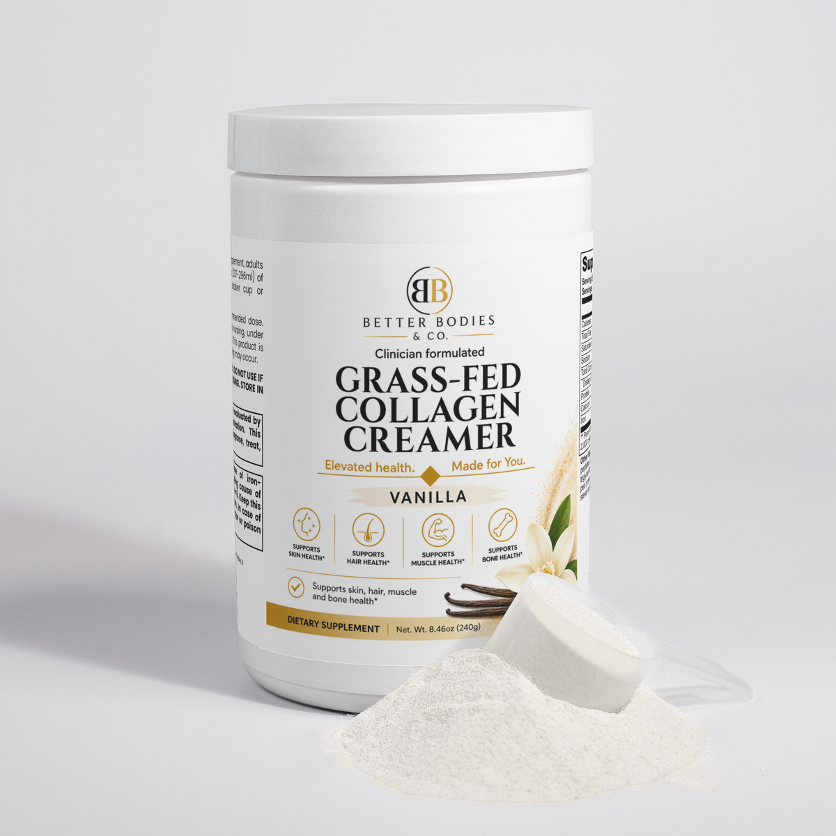 Grass-Fed Collagen Creamer (Vanilla)