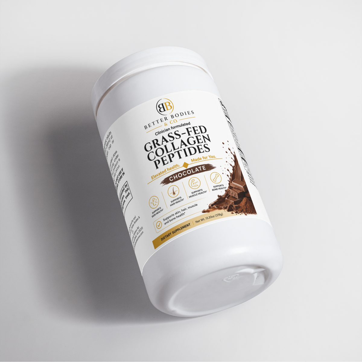Grass-Fed Collagen Peptides Powder (Chocolate)