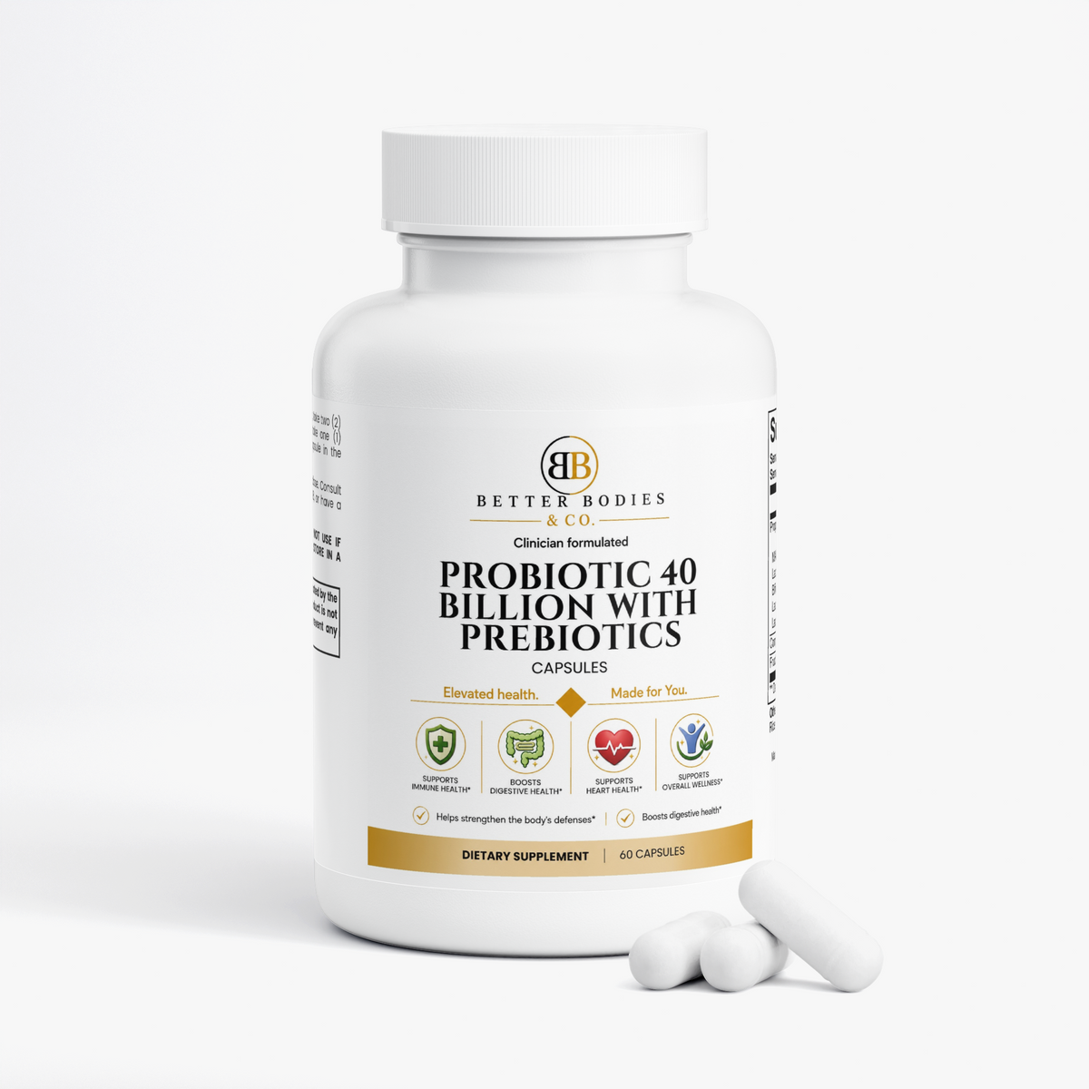 Probiotic 40 Billion with Prebiotics
