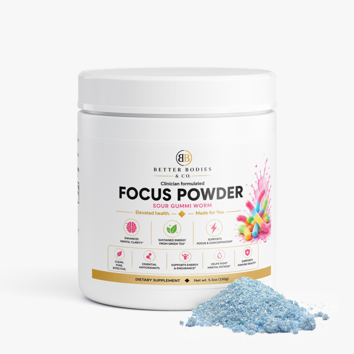 Focus Powder (Sour Gummi Worm)