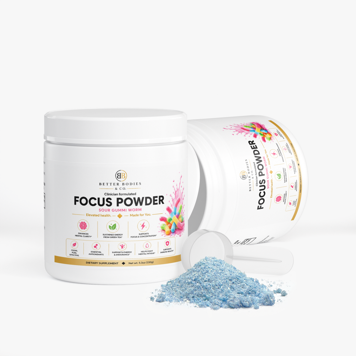 Focus Powder (Sour Gummi Worm)