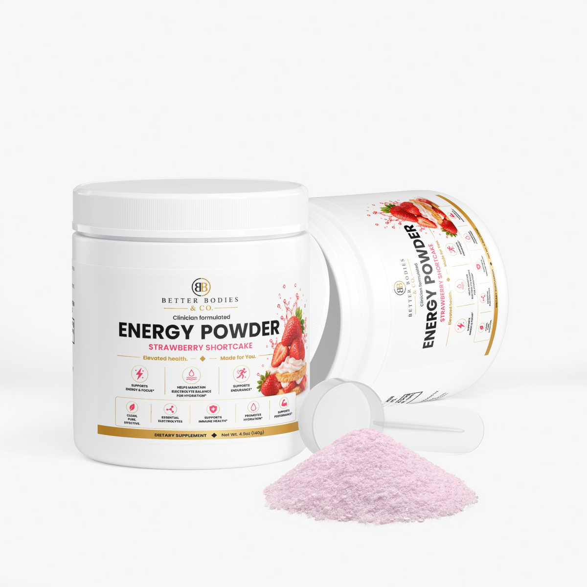 Energy Powder (Strawberry Shortcake)