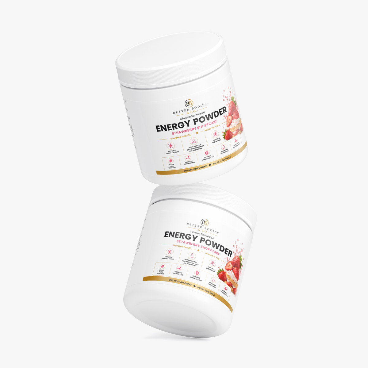 Energy Powder (Strawberry Shortcake)