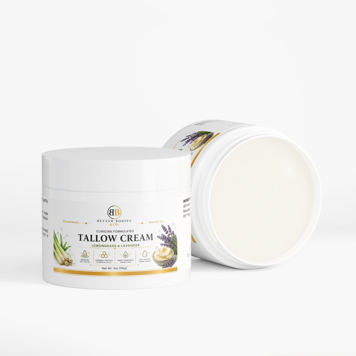 Tallow Cream Lemongrass & Lavender