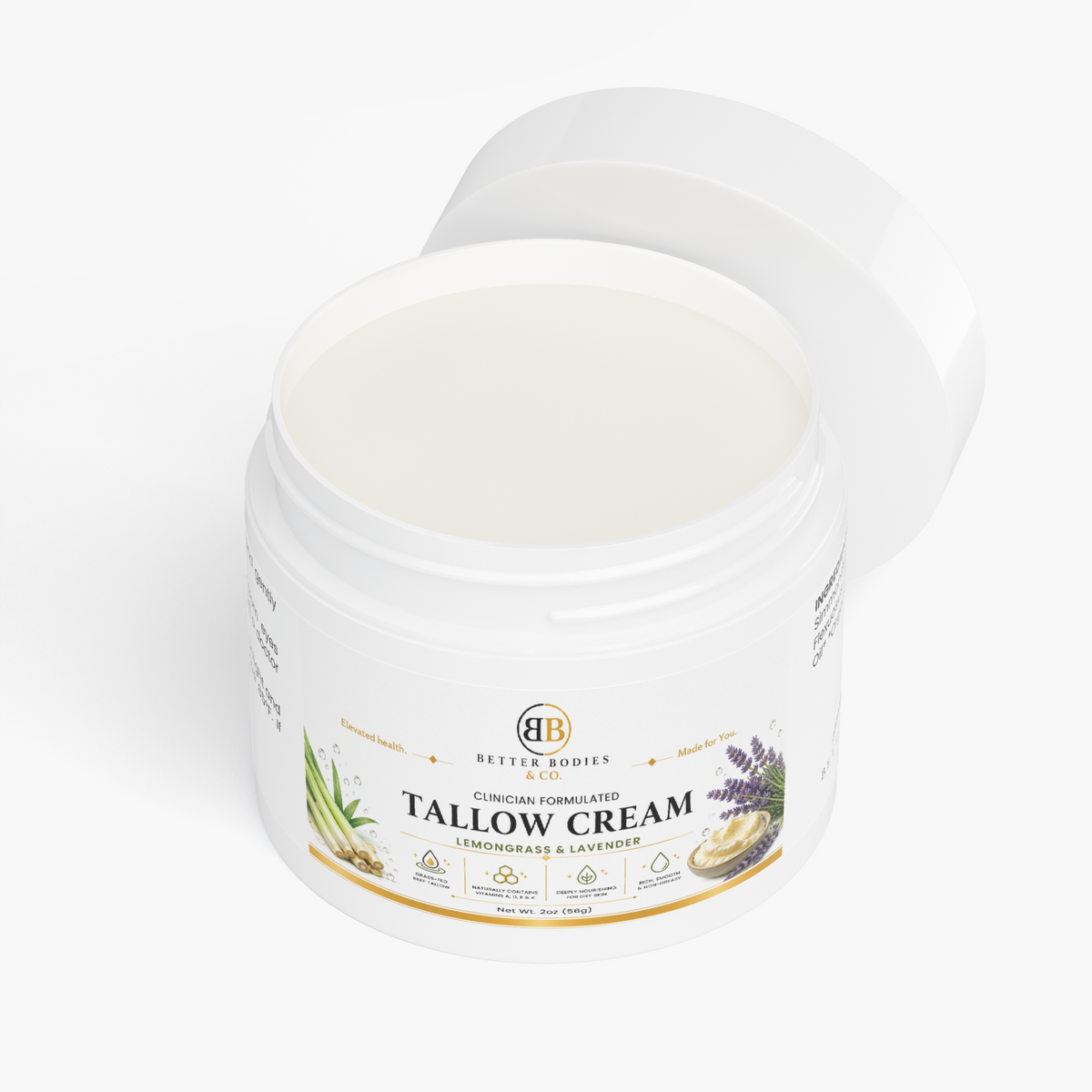 Tallow Cream Lemongrass & Lavender
