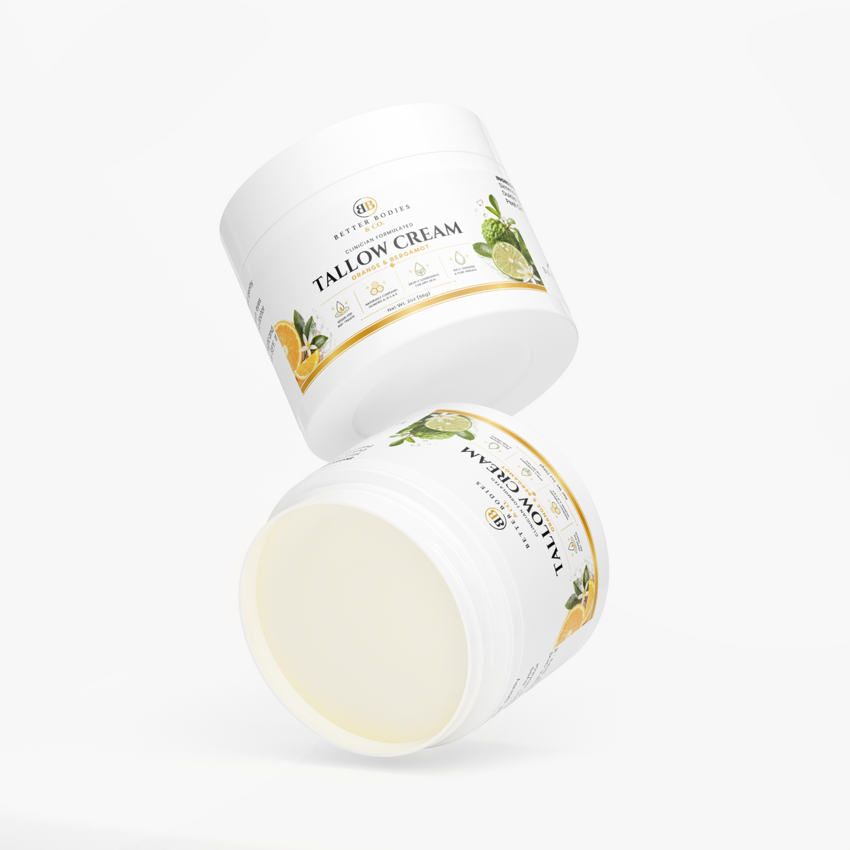 Tallow Cream Orange & Bergamot