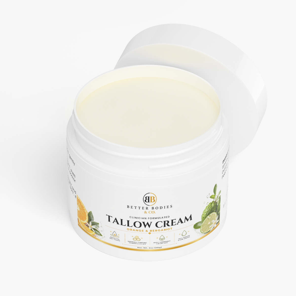 Tallow Cream Orange & Bergamot