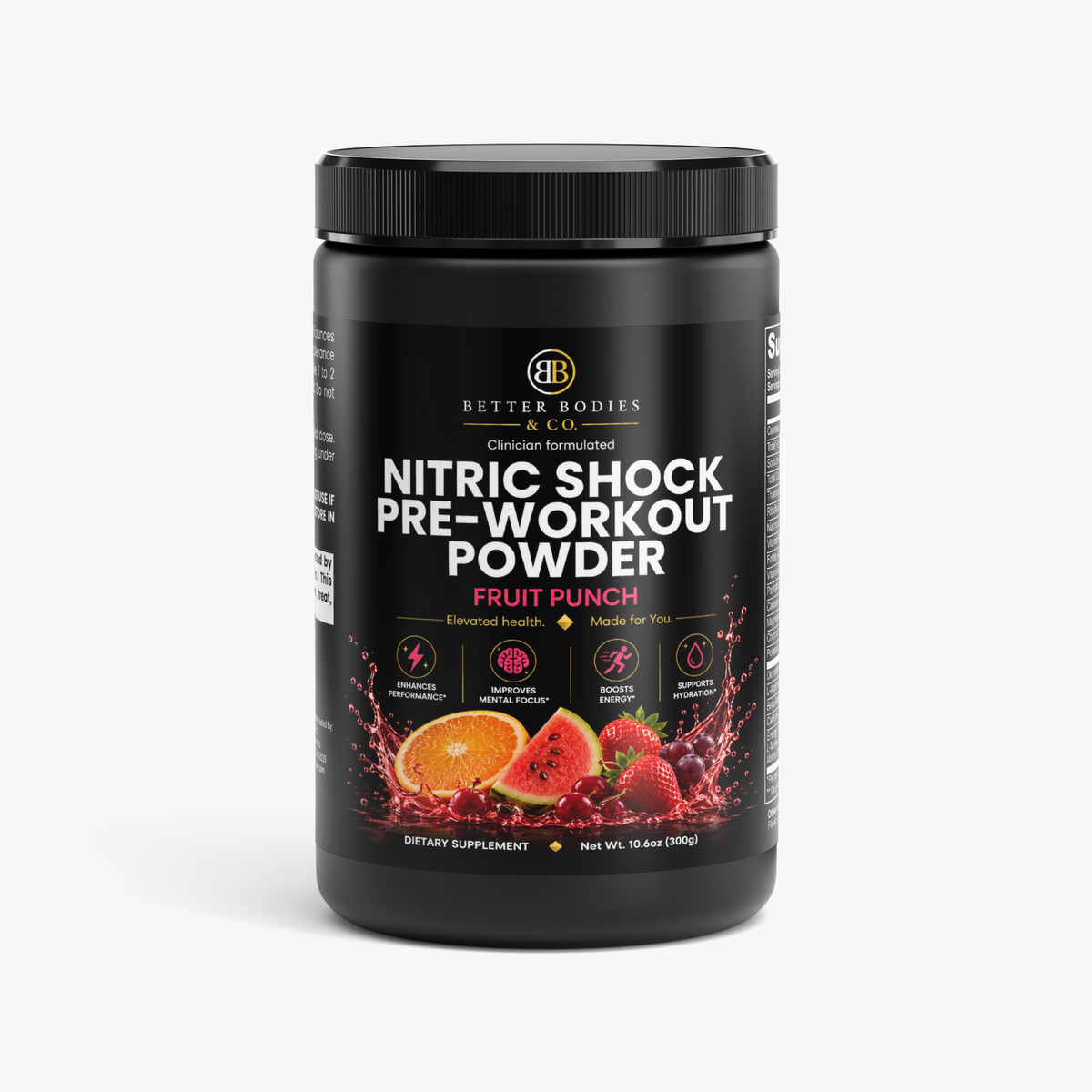Nitric Shock Pre-Workout Powder (Fruit Punch)