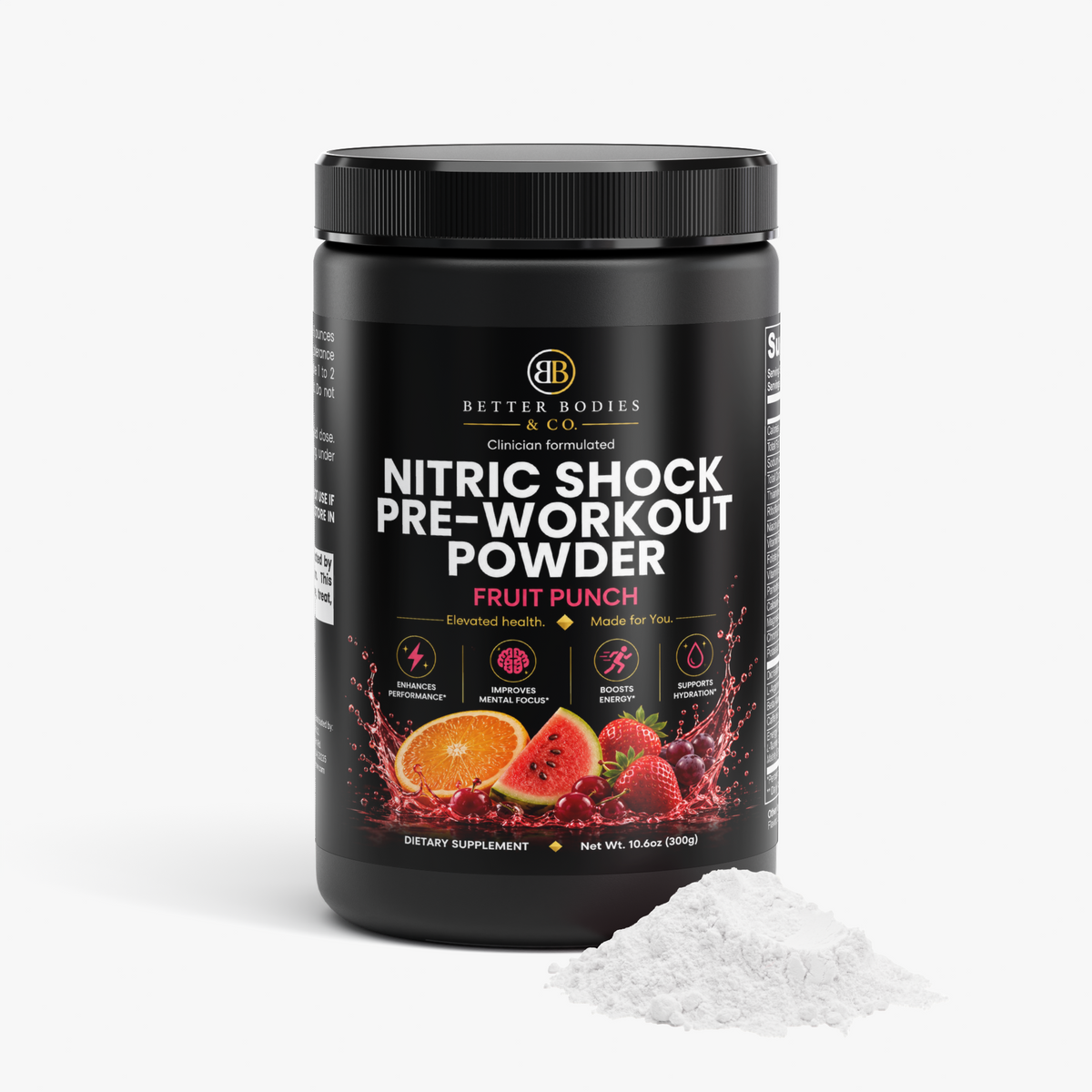 Nitric Shock Pre-Workout Powder (Fruit Punch)