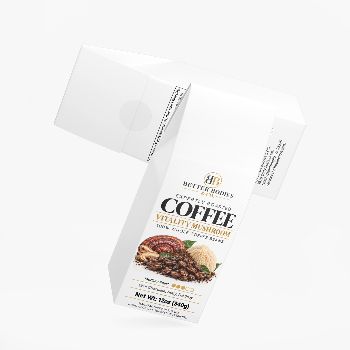 Vitality Mushroom Coffee (Medium Roast)