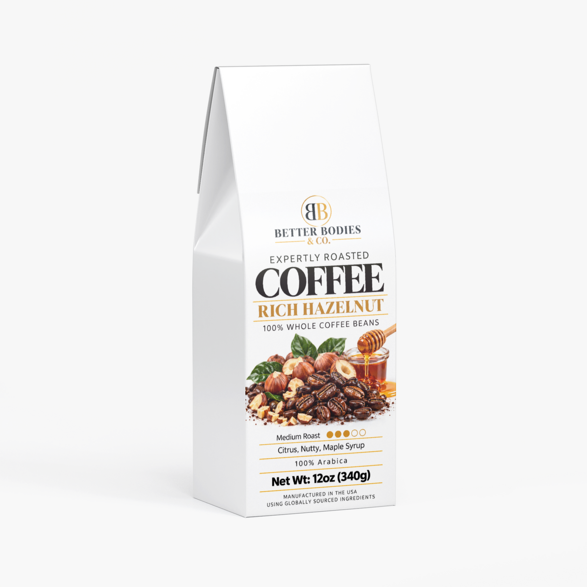 Rich Hazelnut Coffee (Medium Roast)